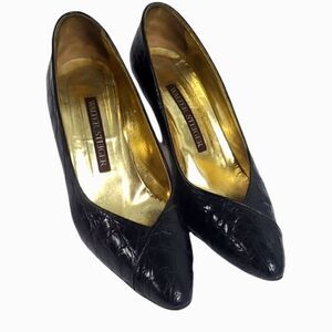 Walter Steiger Black Leather Pumps Size 6.5
